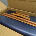 UKEIN Luggage Sets 3 Piece, PC Hardside Large Luggage 24 Inch With Spinner Wheels with TSA Lock, Carry On Suitcase Set With Travel Backpack for Men (Blue, 3 piece set (24inch))