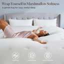 Marshmallow Comforter Full/Queen Size, Extra Fluffy Cloud Soft Down Alternative Duvet Insert - Hypoallergenic Double-Stuffed Quilted Bed Comforter - All-Season Cooling Lightweight - White 90"x90"