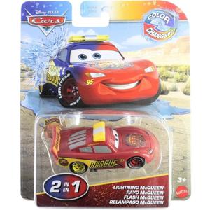 Disney Cars 2025 Color Changers Radiator Springs Race & Rescue Lightning McQueen