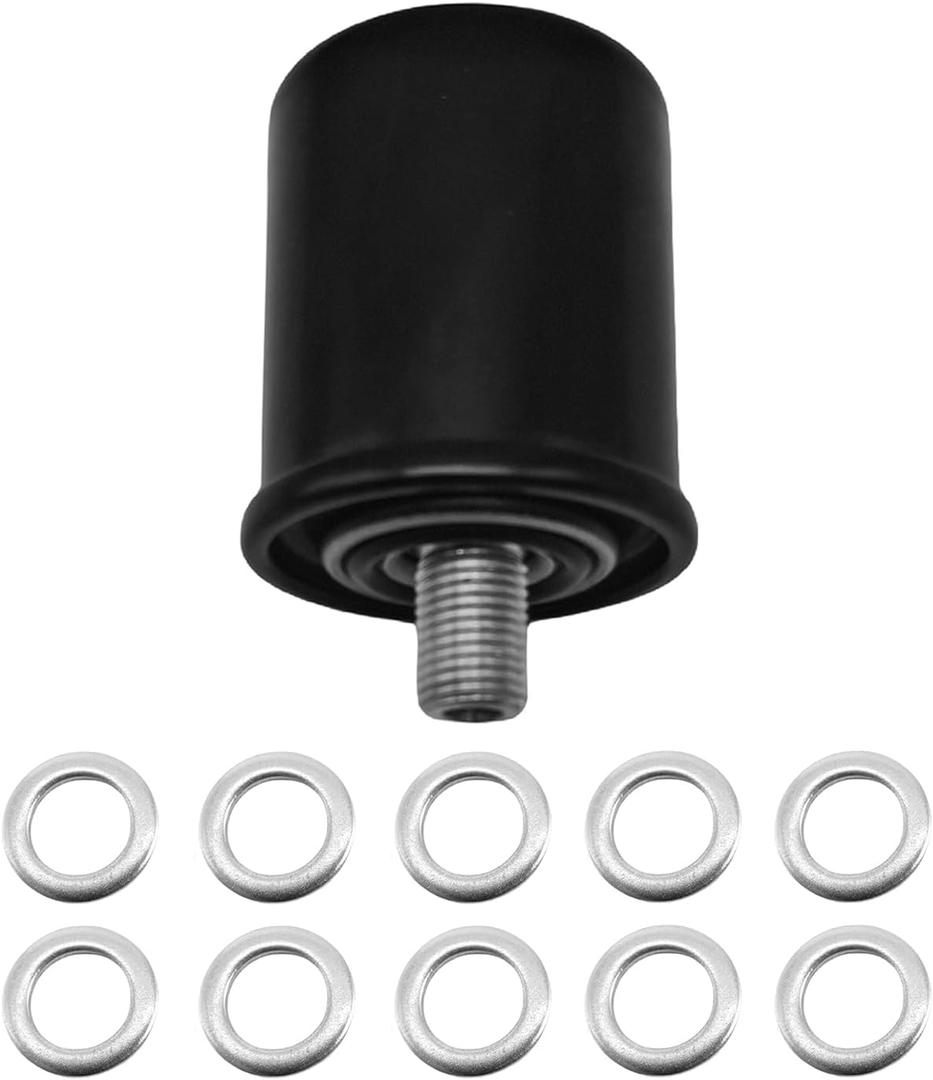 Automatic Transmission Oil Filter Fit For Honda Accord Odyssey Pilot, Fit For Acura NSX CL EL TL, Replace 25450-P7W-003 25450P7W003, With 10 Pack Oil Drain Plug Washers