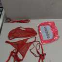 Small Mesh Red Lingerie