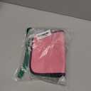 Car Armrest Storage Box Mat, Fiber Leather Car Center Console Cover, Car Armrest Seat Box Cover Accessories Interior Protection for Most Vehicle, SUV, Truck, Car (Pink)