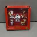 Kurt Adler Polyresin Rudolph The Red-Nosed Reindeer Figurine, Set of 5