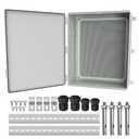 Joinfworld Outdoor Electrical Box 24.8"x20.9"x9.8" Weatherproof IP67