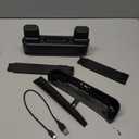 Tokluck PS5 Slim/Pro Horizontal Stand, PS5 Cooling Station with Dual Controller Charger for Disc & Digital Versions, 3-Level Cooling Fan - Black (NOT Fit 2020 PS 5 Regular Version)