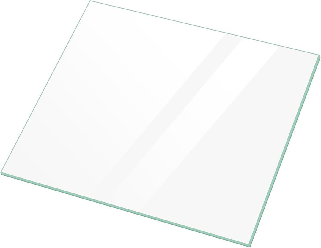 240443384 Refrigerator Glass Shelf Replacement for Frigi-daire Refrigerator Only Match 241969501 Refrigerator Shelf Frame, Drawer Cover Glass Insert by Fetechmate - 16 3/4 X 16 1/8 in without frame