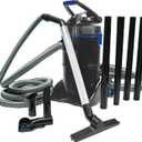 The Pond Guy ClearVac Pond Vacuum, Powerful Motor Quickly Removes Sludge & Debris, Dual Chamber Reservoir for Nonstop Use, 4 Interchangeable Nozzle Attachments, 5 Extension Tubes, 8 Ft Discharge Hose