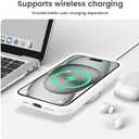 Vooii Compatible with iPhone 15 Case, Upgrade Defender Liquid Silicone, [Enhanced Camera Protection] [Soft Anti-Scratch Microfiber Lining] Shockproof Phone Case for iPhone 15 6.1 inch - White