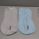 SwaddleMe by Ingenuity Compression Baby Swaddle Pod, Two-Way Zipper for Easy Diaper Changes, Improves Sleep & Calms Startle Reflex, 0-2 Months, 1.0 TOG, 2-Pack - Dino Jam