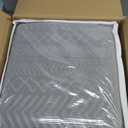 AMOAMI-Washable Area Rugs 8x10-Boho Light Grey Rugs for Living Room Machine Washable-3D for Bedroom-Non Slip Floor Rug-Moroccan Washable Rugs for Bedroom Dining Room