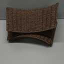 OIAHOMY Christmas Tree Collar, Wicker Holiday Tree Skirt & Stand Base Cover,Paper Rope Christmas Decor, Brown-27 inch (X-Large)