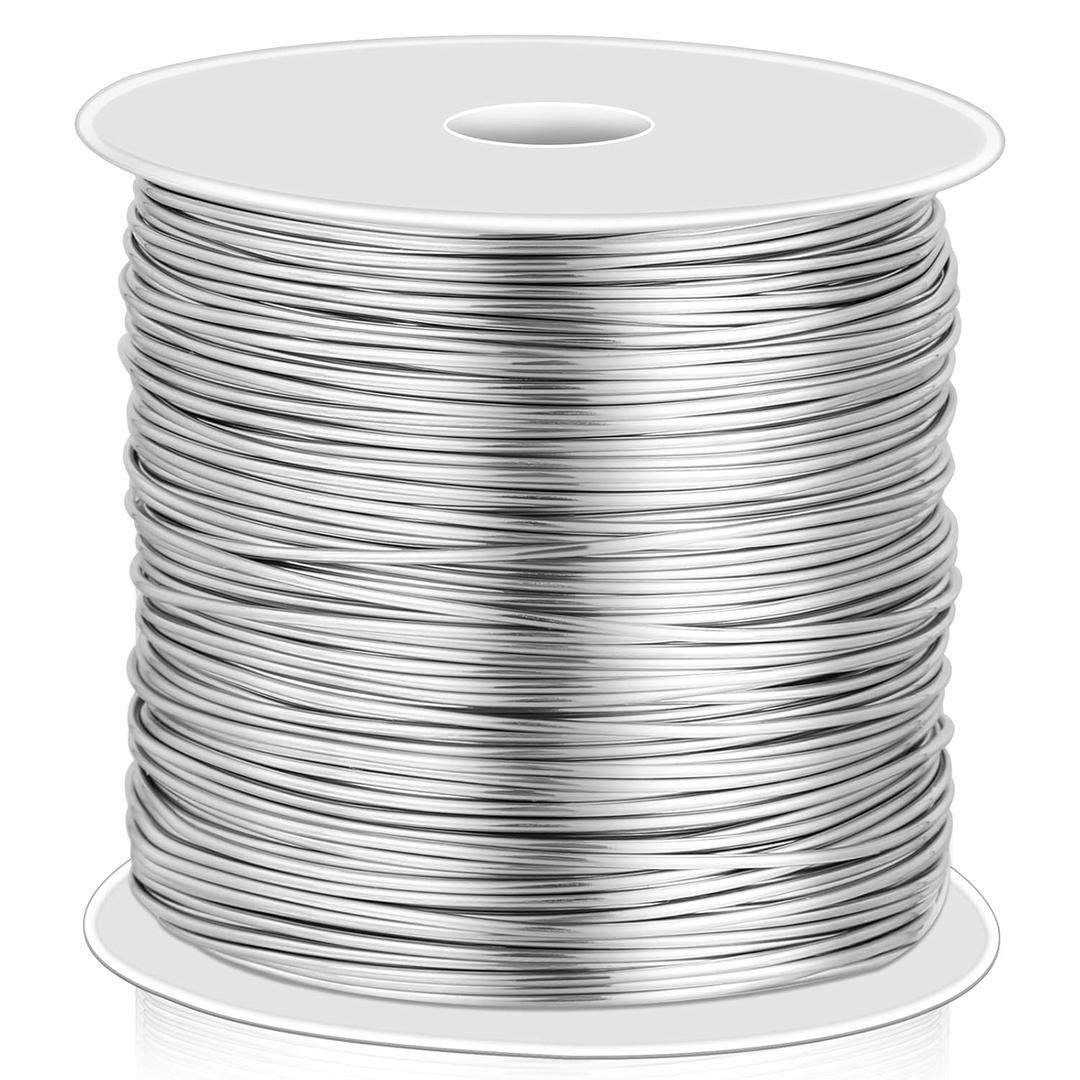 cridoz 20 Gauge Stainless Steel Wire for Jewelry Making, Baling Wire for Craft and Jewelry Making