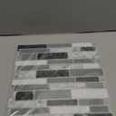 Art3d 10-Sheet Peel and Stick Kitchen Backsplash Tiles, 12"x12" Self-Adhesive Marble Grey Wall Tiles for Kitchen and Bathroom