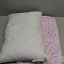 Toddler Pillow with Pillowcase - 13x18 My Little Dreamy Kids Travel Bed Pillows for Sleeping, Organic Cotton Small Pillowcase, Soft & Breathable, Machine Washable, Toddlers 2-5 Years Old (Flutter)