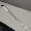 Prime-Line M 6258 Frameless Shower Door Bottom Seal for 3/8 In. Thick Glass Doors  Stop Shower Leaks and Create a Water Barrier, 36 In., Clear Vinyl (Single Pack)