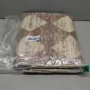 Lahome Machine Washable Long Bathroom Rugs Runner, 2x5 Non Slip Entryway Rugs Indoor Kitchen Runner Rug, Moroccan Trellis Non Skid Laundry Room Carpet Runners for Bedside Entrance Living Room, Beige