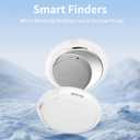 2 Pack Tracker Tags [Apple MFi Certified] Pair with Apple Find My (iOS Only) Bluetooth Air Smart Tags Key Finder Item Locator Waterproof Finder Worldwide Tracking for Pets Wallet Backpack Dogs Luggage