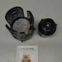 Upgraded 64oz Large Cup Holder Expander with Coaster for Car, Expandable Cup Holder Adapter with Adjustable Base, Universal Compatible with Yeti, Hydro Flasks, Owala, Other Big Bottles Mugs Drinks Black