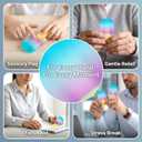 2 Pcs Ice Cream Squishy Toys, Summer Squeeze Fidget Toys for Adults Kids Stress Relief Slow Rising Squishies Stocking Stuffers Party Favors Birthday Gifts Class Prizes