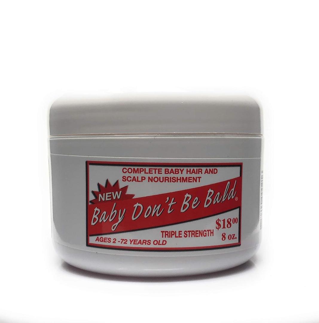 Baby Don't Be Bald Hair & Scalp Nourishment Triple Strength (Red) 8 Oz.