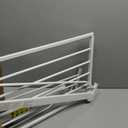 Regalo Safety 29-38.5" Baby Gate for Doorways & Bottom of Stairs, Pressure Mounted Baby Gate with Door for Babies, Toddlers & Pets, Tested & Safe for 30 Years, American Designed, American Owned, White