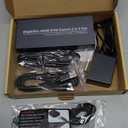 Dual Monitor HDMI KVM Switch 2 Monitors 2 Computers, 4K60Hz and 4 USB 3.0, Control 2 PCs with 2 Monitors and 1 Set of Keyboard Mouse