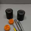 CRWON PTH50 Pallet Jack Front Load Wheels Replacement Kit Complete (inches)
