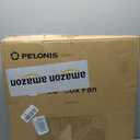 PELONIS 20 Inch Box Fan for Bedroom 3 Speeds, 25ft/s, Floor Fan, Window Fan, Table Fan, Desktop Fan with Superior Air Throw (2295 CFM), Lightweight, 5 Blades, suitable for Office, Living Room, Garage