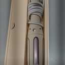 Automatic Hair Curler, 1 1/4 Inch Rotating Curling Iron with 3 Temp, 500 Million Ionic, 2-Way Rotation,10S Fast Heating, Anti-Scald, Anti-Tangle Rotating Curling Wand for Long Hair (White)