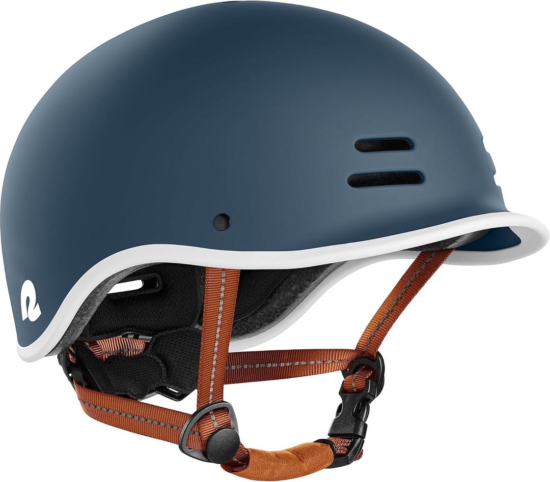 Remi Bike & Skate Helmet (Large 59-62cm, Matte Navy With Adjustable Dial)