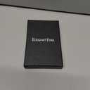 ELEGANTPARK Metal Wallet for Men Initial Monogrammed Gifts for Wedding Birthday Slim Minimalist Money Clip for Men RFID Blocking Engraved Metal Wallets with Money Clip Card Holder Letter W