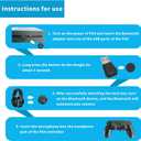 RALAN Bluetooth Dongle Adapter for PS4, Wireless Mini Microphone USB 4.0 Audio Adapter Receiver Compatible with PS4 PlayStation Support A2DP HFP HSP