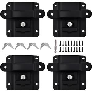 Truck Bed Tie Down Anchors 4PCS for Ford F150/F250/F350 & Raptor 2015-2026, Compatible with 2022-2026 F-150 Lightning, Heavy Duty Steel Cargo Bed Cleats, Replacement FL3Z-99000A64-B