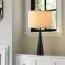 EOEYYOYB Lamp for Bedroom Set of 2 Lamps for Night Stand Black Bedside Lamps Modern Living Room End Table Lamps
