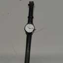 LN LENQIN Ladies Watches Analog Quartz Watch for Women Waterproof Women's Wrist Watches Easy Reader Womens Watch with Leather Strap (Black Silver White)