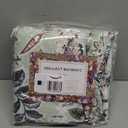 Brilliant Sunshine Beautiful Burgundy Flowers Quilted Recliner Slipcover, 26" Seat Width, Slip Resistant Furniture Protector, 2" Strap, Washable Reclining Chair Cover for Pets, Kids, Dogs, Cats, Green