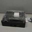 Vinyl Record Players Vintage Turntable with Speakers Belt-Driven Turn Tables Support 3-Speed, Bluetooth Wireless Playback, Headphone, AUX-in, RCA Line LP Phonograph Auto Stop Retro Black