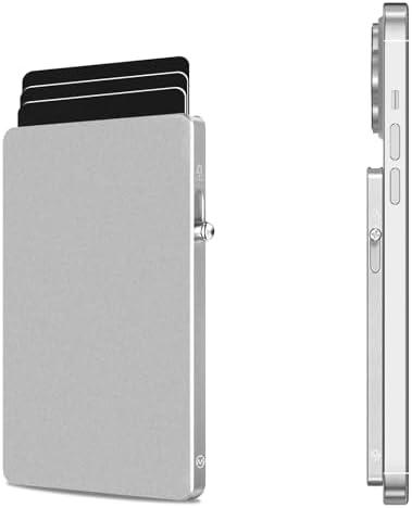 MPVWALT Magnetic Card Holder Wallet for Magsafe Wallet, Adhesive Card Holders, Credit Card Wallets for Phone,Pop Up Wallet, Metal Wallet Card Holder Compatible with iPhone 16/15/14/13 Series Silver MPVWALT Magnetic Card Holder Wallet for Magsafe Wallet, Adhesive Card Holders, Credit Card Wallets for Phone,Pop Up Wallet, Metal Wallet Card Holder Compatible with iPhone 16/15/14/13 Series Silver