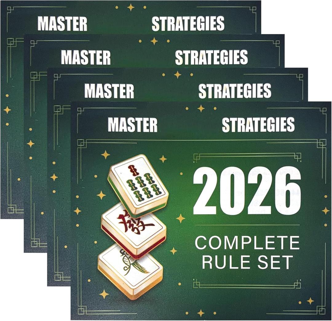 Gameplay Reference Cards  2026 Large Print, Foldable & Easy-to-Read (4-Pack)
