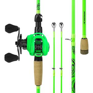 KastKing Zephyr Dual-tip Fishing Rod & Reel Combo, Dual Tips Section for Different Powers, IM6 Graphite 2Pc Blanks, KastFlex Technology, Rubber Cork Handle, Integrate Hook Keeper, 11 Models