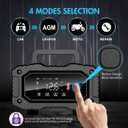 YONHAN Battery Charger 20A 12V/24V LiFePO4 Lead Acid Fully Automatic Battery Maintainer, Car Battery Trickle Charger Automotive w/Repair, Winter Mode, for AGM, STD, Gel, Deep Cycle Batteries