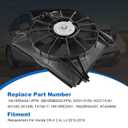 Radiator Cooling Fan Assembly Compatible with Honda CR-V 2010-2016 2.4L L4
