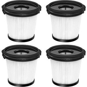 4 Packs HEPA Filters Replacement Part for Shark IW3511, IW1111, IW1120 Detect Pro Lightweight Cordless Stick Vacuum Cleaner and Shark BU3523 Clean Empty (4 Pcs HEPA Filters)