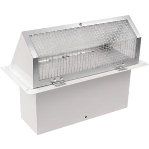 Wall Vent Cap for Microwave & Range Exhaust Vent Hood, 3-1/4" x 10" Exhaust Vent, White, for Kitchen Bathroom RV Exterior Duct Ventilation