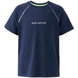 PATPAT Boys Athletic Shirts, Short Sleeve Performance Tee for Boy Girl Kids Youth, Ultra Lightweight & Quick Dry T-Shirt, L