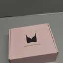 Angelhood Seamless Front Closure Bras for Women with Jelly Support, Wireless Supportive Mastectomy Bralettes Pack of 3 (Small, Black Mauve Blue)