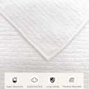 Greenfound White Bath Towels 5-Pack, Super Absorbent Family Bath Towel Set for Bathroom, Pool & Gym, Gentle Quick-Dry Fabric for Adults, Children & Pet Dog, Perfect for Everyday Use, Hotel & SPA