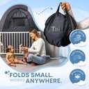Baby Sleep Tent Breathable Blackout Cover for Pack N Play, Crib Cover & Travel Sleep Pod, Easy pop up Setup for Toddlers and Babies Easy and Ready | Breatheable, Easy Setup