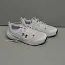Under Armour Women's Charged Commit Trainer 4 Cross (9.5, (100) White/Distant Gray/Black)