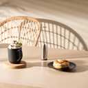 Bodum Schiuma Battery Operated Milk Frother for Coffee, Lattes, Hot Chocolate, Mocha, Cappuccino, Polished Stainless Steel